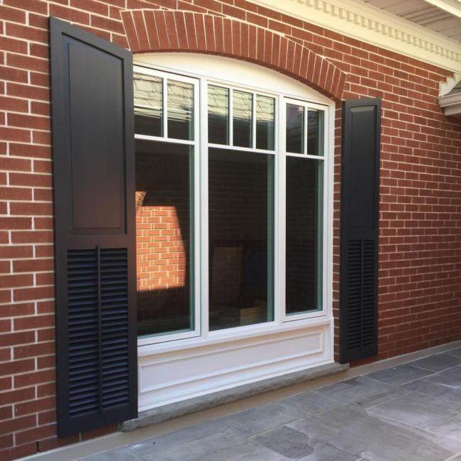 Custom Board & Batten Window Shutters